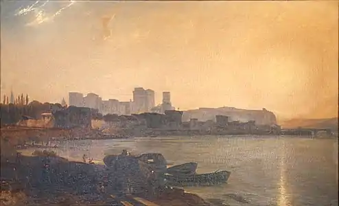 Vue d'Avignon prise du côté nord (1841)Avignon, musée Calvet