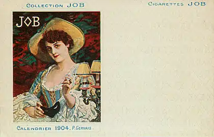 Paul Jean Gervais, carte postale, 1904