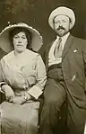 Paul Lacoste et Anita Duchastel de Montrouge, vers 1920.