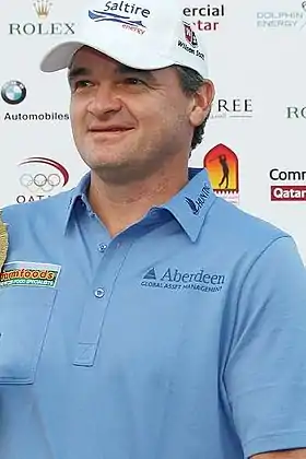 Paul Lawrie lors du Qatar Masters 2012