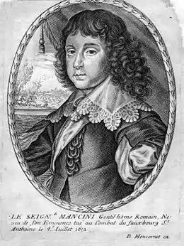 Paul Mancini, neveu de Mazarin (1636-1652).