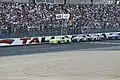 Menard en tête sur le Talladega Superspeedway en 2006.