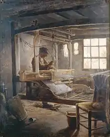 Le Tisserand (1888), huile sur toile (72 × 58 cm), musée d'art et d'archéologie de Senlis.