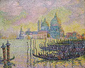 Le Grand Canal à Venise (1905), huile sur toile (73,5 × 92,1 cm), musée d'art de Toledo.