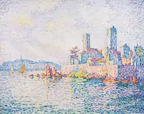 Paul Signac, Antibes, Les tours, 1911.