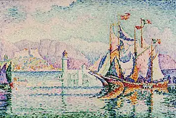 Antibes - Le matin, Paul Signac