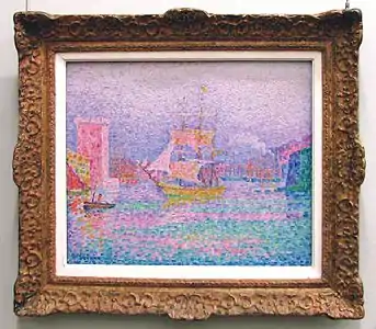 Signac, Port de Marseille (1906-1907), musée de l'Ermitage.