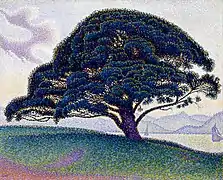 Le pin de Bonaventure par Paul Signac