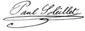 signature de Paul Soleillet