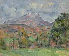 La Montagne Sainte-Victoire vue de Bellevue, Paul Cézanne