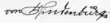 Signature de Paul von Hindenburg