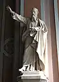 Statue de Saint Paul de Tarso dans l'église paroissiale d'Ortisei, 1907
