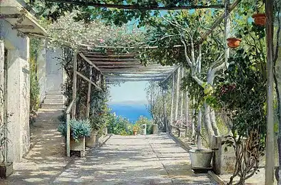 Veranda. Algérie (1882), Galerie Tretiakov