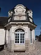 Le pavillon d'angle de la terrasse (vers 1754).