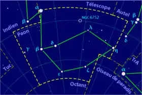 Image illustrative de l'article Paon (constellation)