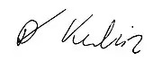 signature de Paweł Kukiz