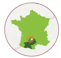 Localisation de Pays de Figeac du Ségala au Lot Célé