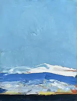Paysage, Antibes, Nicolas de Staël, 1955, MuMa