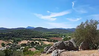 Paysages varois depuis le site de Sainte-Croix.