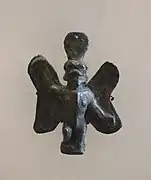 Statuette en bronze de Pazuzu accroupi, début du Ier millénaire av. J.-C. Musée du Louvre.