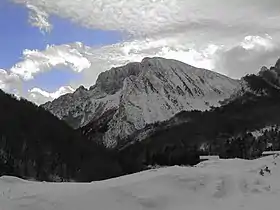 Vue de la Peña Ezkaurre.