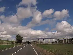 Viaduc de la R-3 à Velilla de San Antonio.