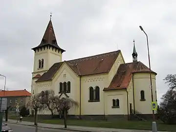 L'église Saint-Venceslas.