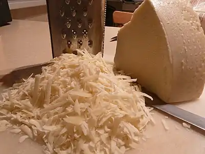 Copeaux de pecorino.