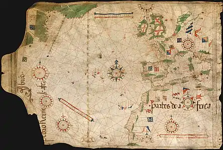 Carte de Pedro Reinel, 1504.