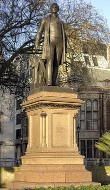 statue de Robert Peel à Londres