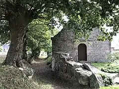 Façade ouest de la chapelle Notre-Dame de Liesse.