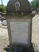 Tombe de René Blondel au cimetière de Pel-et-Der. Ce soldat est mort le 17 novembre 1918 en Grèce.