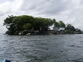 Vue de Pelican Island en juillet 2008.