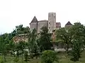 Vue ouest du château (juil. 2012)