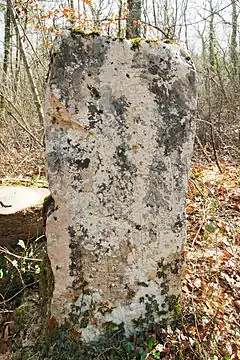 Borne de juridiction du Porsot face Saint-Seine