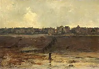 Grandcamp vu de la plage, Paris, musée d'Orsay.