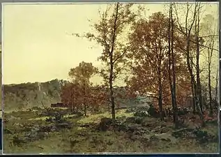 Le Plateau de Montjoie à Mortain, Paris, musée d'Orsay, Paris.