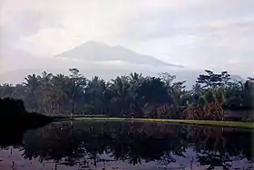 Le Merbabu vu de Salatiga.