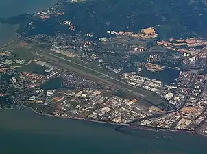 l'aéroport