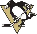 Logo des Penguins représentant un manchot qui patine.