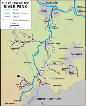 Image illustrative de l’article Penk (rivière du Royaume-Uni)