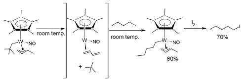 Activation C-H du pentane