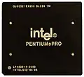 Pentium Pro noir à 200 MHz avec 1 Mio de mémoire cache L2