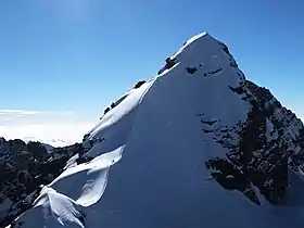 Vue du sommet du Pequeño Alpamayo.