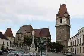 Grande place de Perchtoldsdorf.