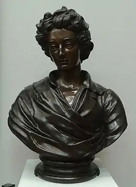 Bronze de Percy Bysshe Shelley par :Amelia Robertson Hill (en) (1882)