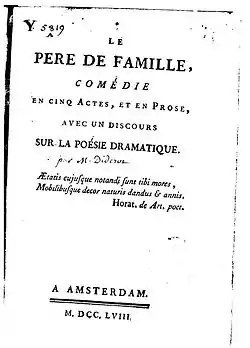 Image illustrative de l’article Le Père de famille (Diderot)