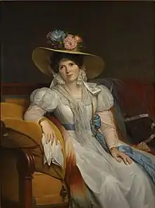 Mme Casimir Perier, née Marie-Cécile Loyer (par Louis Hersent, musée de la Révolution française).
