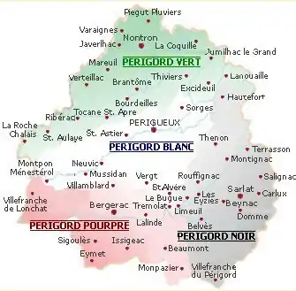 Localisation de Pays Périgord vert