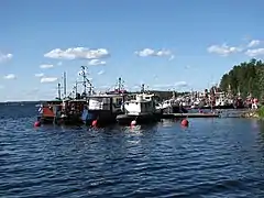 Bateaux à Imatra.